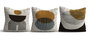 Aberto Design Juego de Fundas de Cojín Multicolor (3 piezas) de 43 x 43 cm